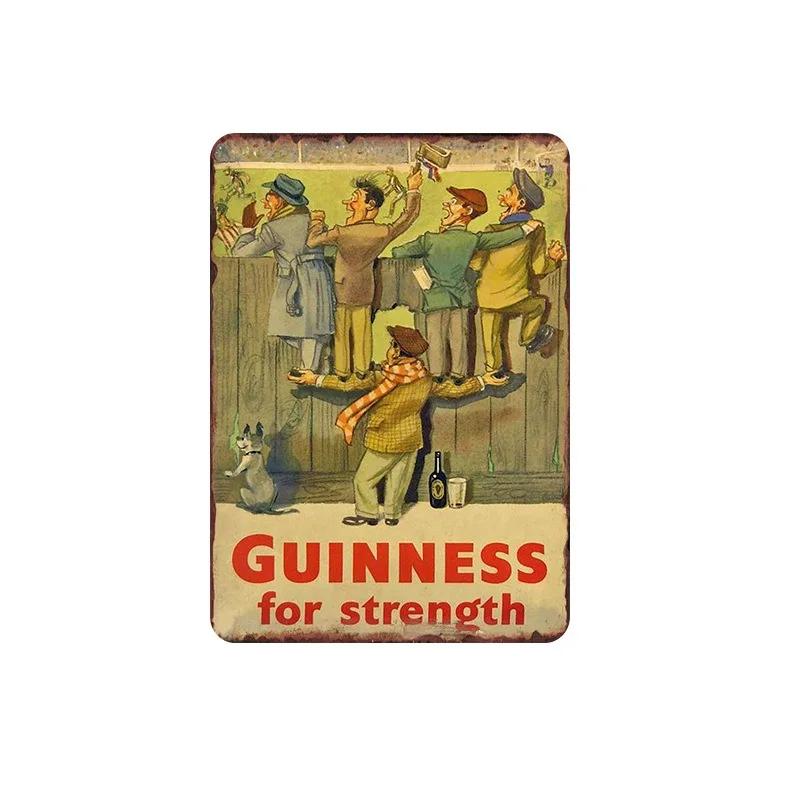 Metal Tin Poster Cartoon Figure Retro Metal Tin Sign Plaque Poster for Bar Club Wall Decor Retro Home Vintage Wall Plate Pendant