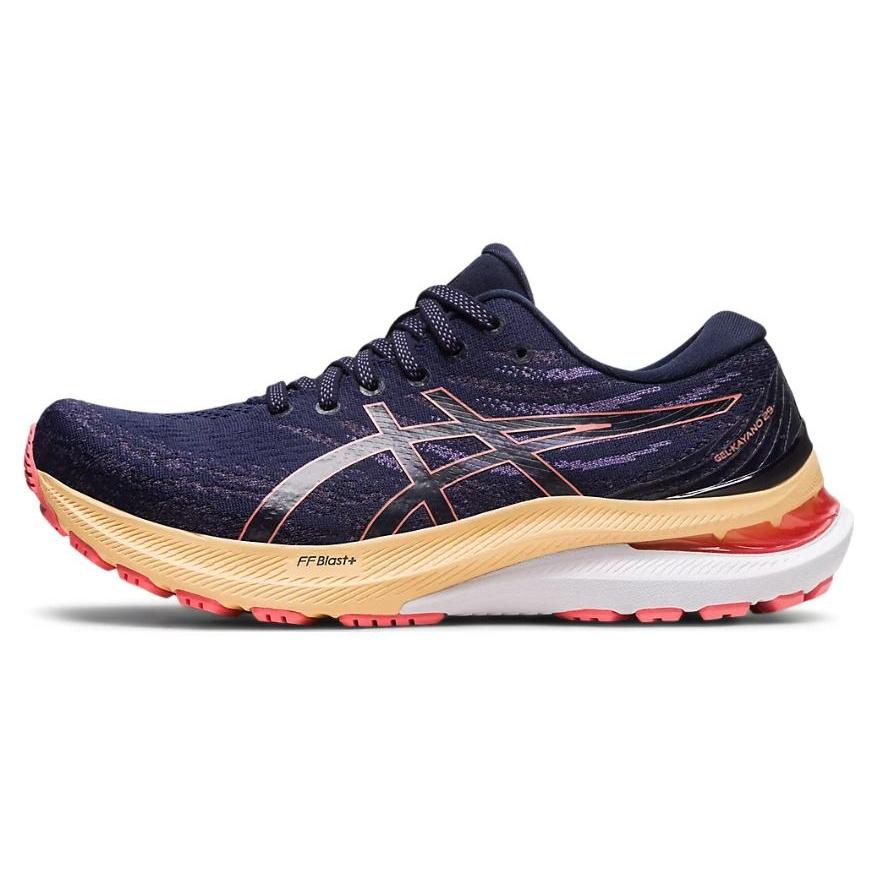 (WMNS) ASICS Gel-Kayano 29 2E Wide Midnight Papaya Women s 1012B297-402 EU 37