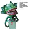 Halloween Ornament, Realistic Horror Design Resin Figure, Scary Fish Outdoor Halloween Decoration, Sharp Teeth Halloween Prop