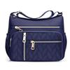 Damen Single Shoulder Crossbody Tasche - Große Kapazität Nylon Canvas mit Mehreren Fächern für Mütter