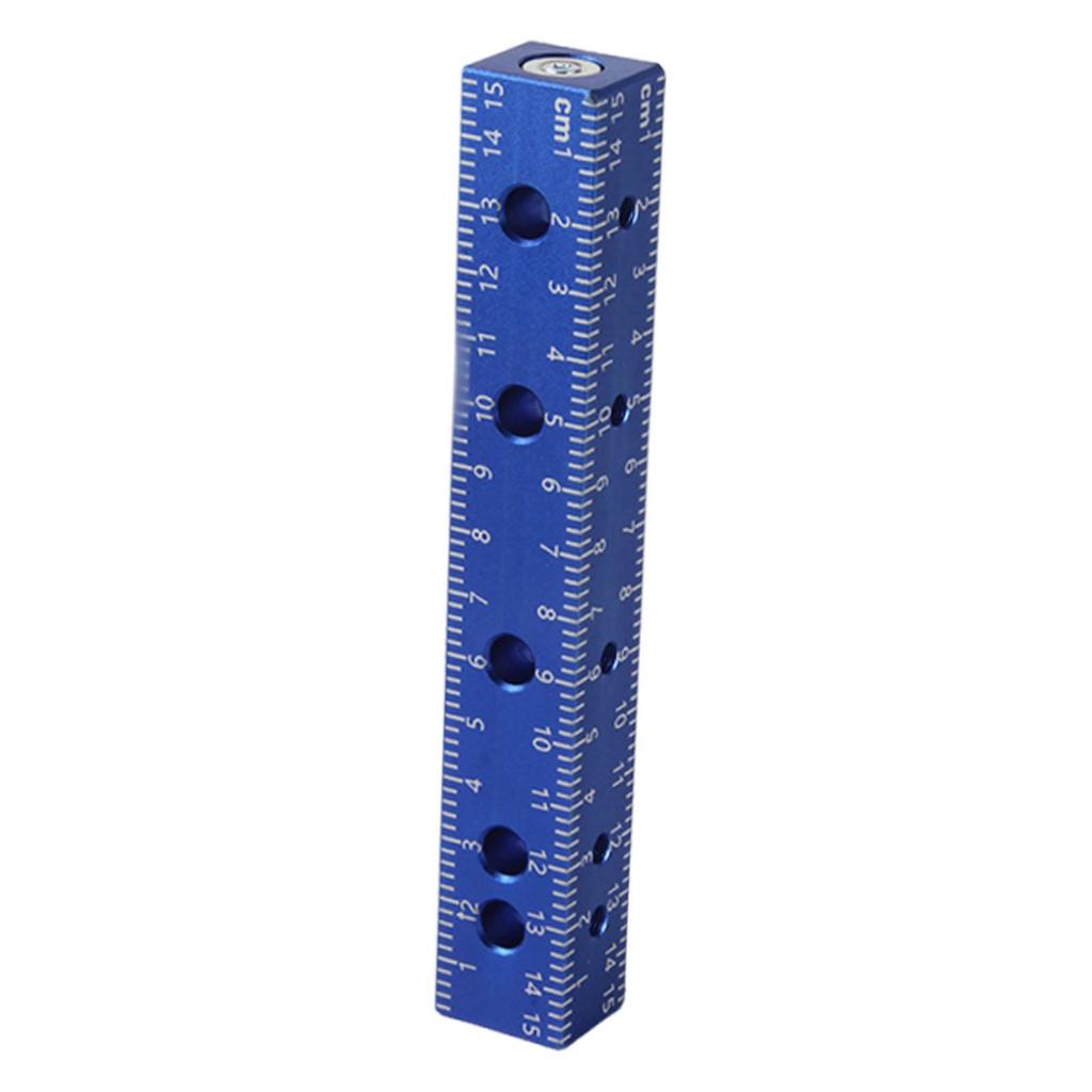 Woodworking Scribe Tool 4 Sided Furniture Making Construction DIY Multi Purpose Scriber Line Maker Auxiliary Ruler Marking Ruler