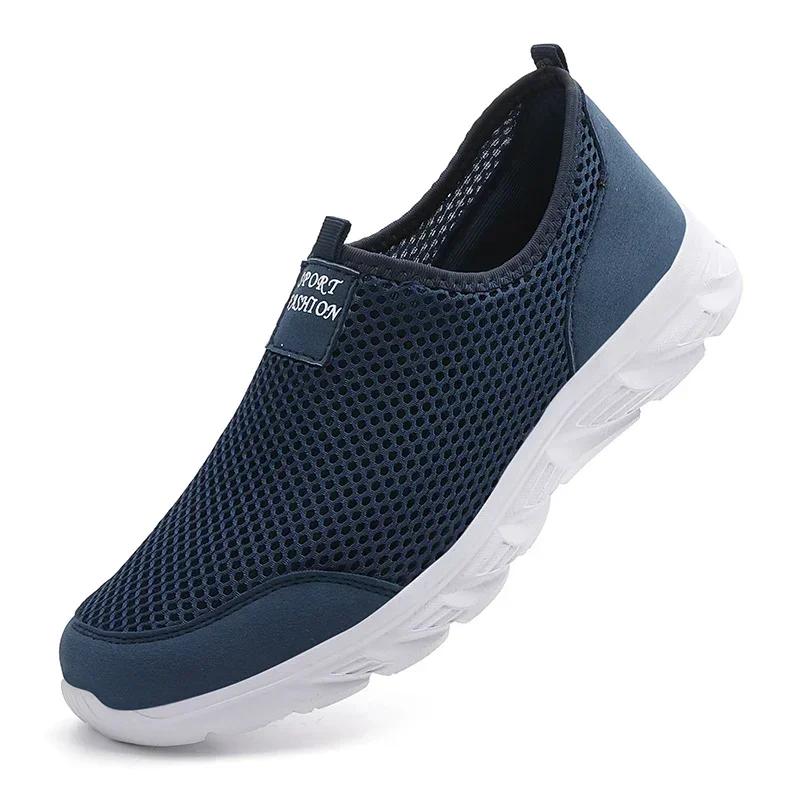 Lightweight Men Casual Shoes Breathable Slip OnCasual Sneakers Male  Anti-slip Loafers Flats Outdoor Walking Shoes for Men