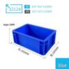 Rectangular Plastic Parts Box with Thickened Walls for Hardware and Tools