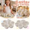 Söt kaninformad äggbricka Bordsdekoration, Äggbricka Festlig dekoration
