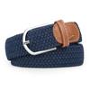 Multicolored Elastic Braided Belt No Hole Men's Waistband Durable Stretch Woven Belt  Women