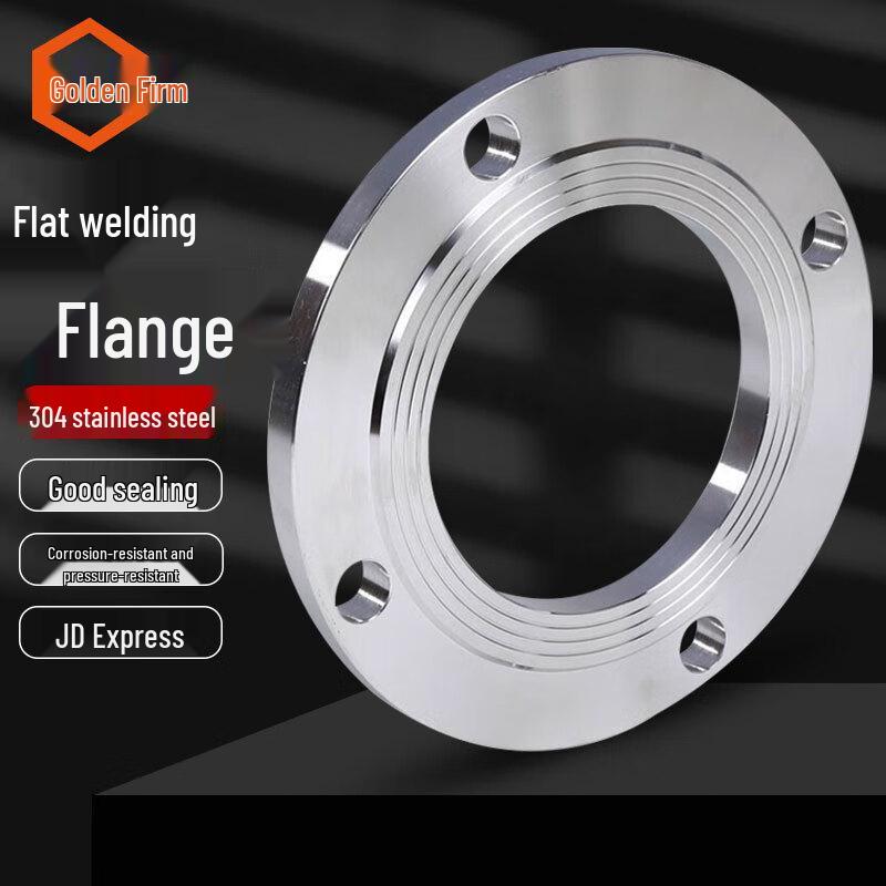JINGULAO 304 Stainless Steel Flat Welding Flange DN20 PN16 4-Hole