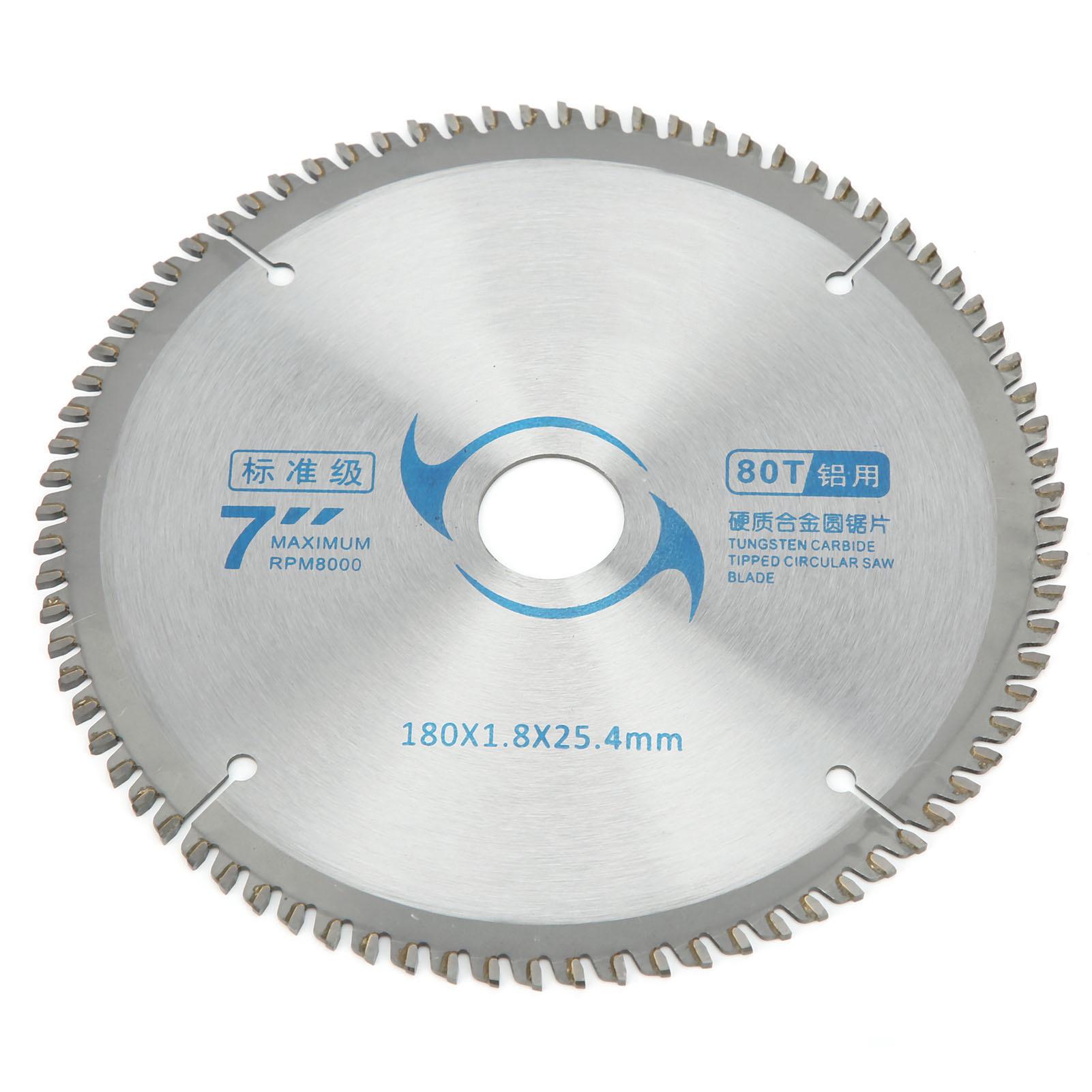 

7-дюймовый пильный режущий диск, круговые режущие диски, резак по дереву из твердого сплава, 80 зубов