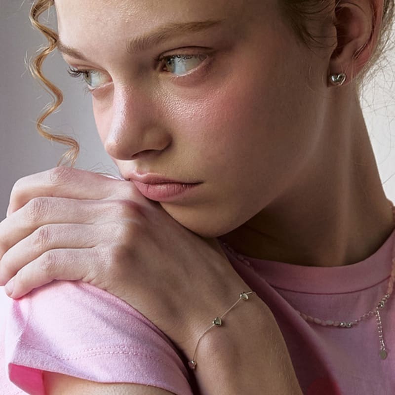 Mimesi Baby Heart Bracelet