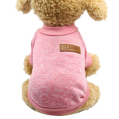 Pet Dog Puppy Classic Sweater Fleece Sweater Clothes Warm Sweater Winter