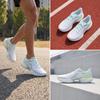 Zapatillas de Correr Li Ning Super Light 22 Caña Baja Larga Distancia Sprint para Hombre Blanco Verde Gris ARBV001-22