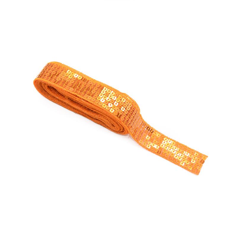 10 Yards/lot 5 Rows Square Sequin Beading Ribbon 25mm Sequin Lace Trims for Sewing Craft Garments Headdress Wedding Decoration