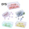 20 Pcs Star Glitter Push Pins Thumb Tacks with Storage Box Sparkly Push Pins for Bulletin Board Corkboard Photo Wall Office or Home