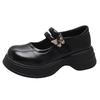 New Thick-soled, Versatile and Gentle Single Leather Shoes for Women