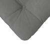 Seat Cushions 4 Pcs Dark Grey 40 X 40 Cm Microfiber Fabric