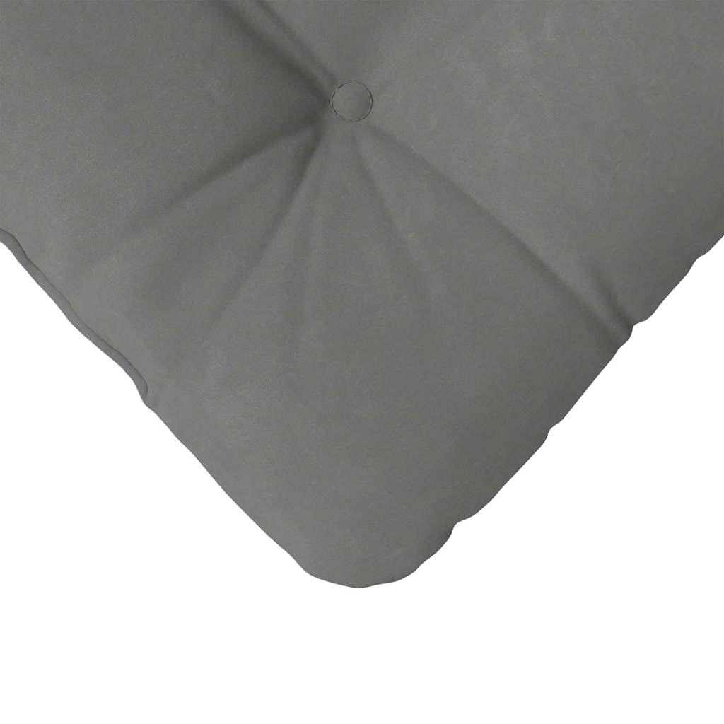 Seat Cushions 4 Pcs Dark Grey 40 X 40 Cm Microfiber Fabric