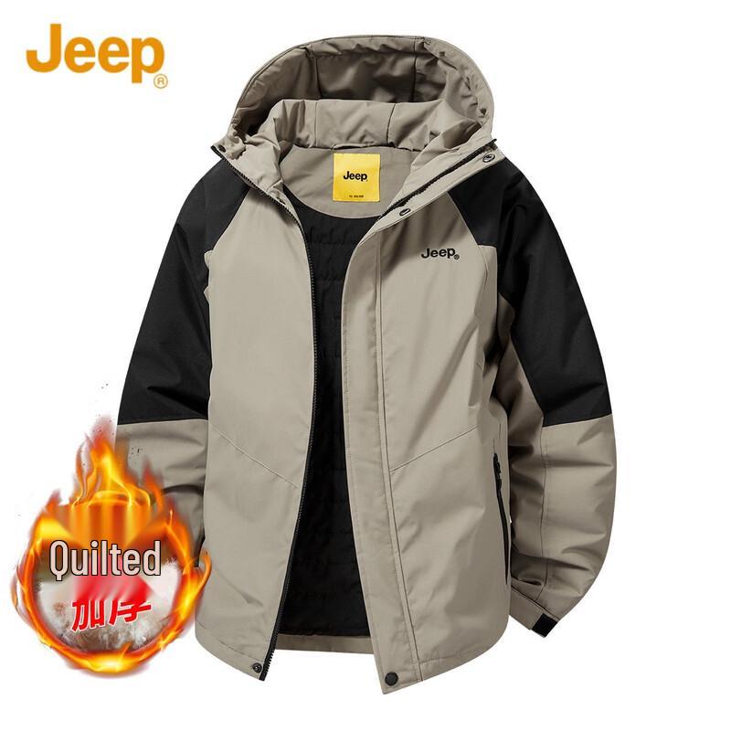 

JEEP Men s Hooded Padded Winter Jacket M
