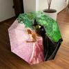 1pc Wicked Print Automatic Folding Umbrella, Casual Outdoor Accessory, Birthday Festival Gift Yy251126069