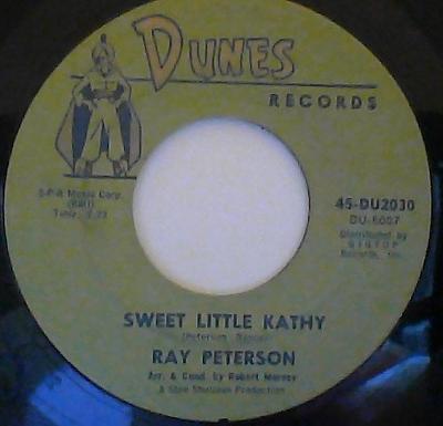 7-Zoll Schallplatte RAY PETERSON - Sweet Little Kathy 452030 Dunes Records 1963 US Rock Gebraucht