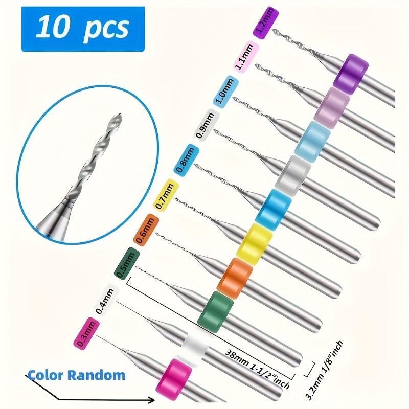 36Pcs/set Precision Hand Drill Set, Stainless Steel Needle Vise with 25 Twist Drills and 10 Carbide PCB Rotary Tools for Resin, Wooden Crafts