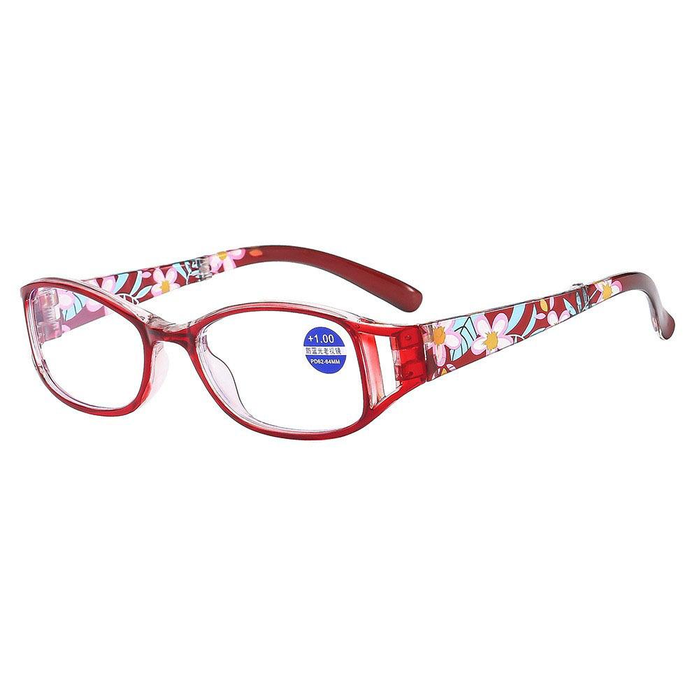 Fashion Women Folding Reading Glasses Ultra Light Portable HD Printed Premium Reading Glasses 018