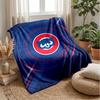 Chicago Cubs Flannel Fleece Blanket Cozy Warm Throw Blanket For Couch Bed Travel All Season Use