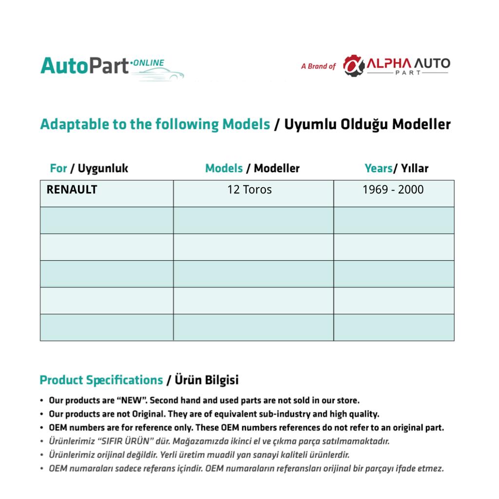 Long Front Brake Fork for Renault 12 Toros