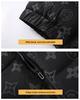Korean Style Reflective Letter Cotton Vest: Warm, Hooded, Slim Fit Sleeveless Jacket for Men