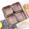 Deep Square Cake Pan with Coated Interior for Water Bath Cake Baking, Tall Recipes, Family Use, and Square Serving
