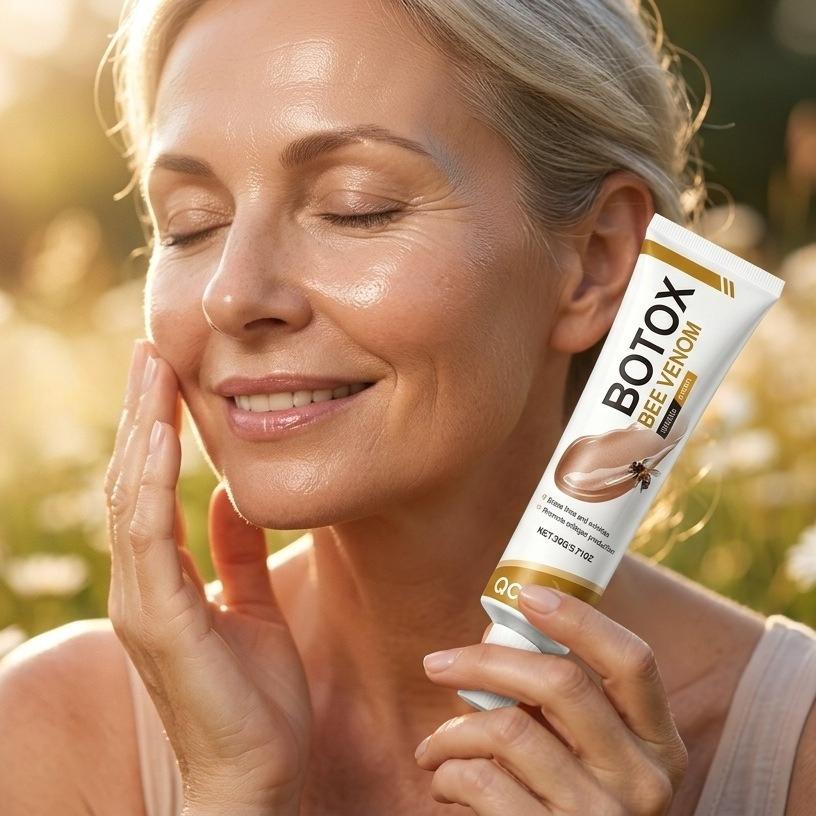 Bee Venom Anti Wrinkle Face Cream Deep Hydration and Skin Firming Treatment, Fast Absorbing Wrinkle Reducer for Youthful Glow 20g