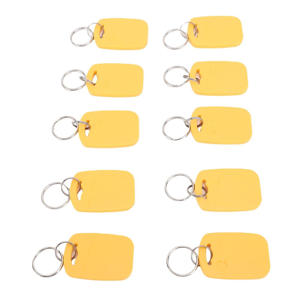 10pcs IC ID Cards Readable Writable Double Frequency Multifunctional Door Access ID Keyfobs for Residential Areas Parking Lots Enterprises Malls