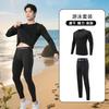 Herren Badehose Neoprenanzug Anzug Sonnenschutz Langarm Hose Ganzkörper Quallenanzug Schwimmen Surfen Schnorcheln Geteilter Badeanzug