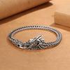 Nouveau Bracelet en Argent Sterling 925 Chaîne Vintage Chaîne Dragon Fermoir Mousqueton Pour Femmes Hommes Mariage Fiançailles Bijoux CadeauxBon produit