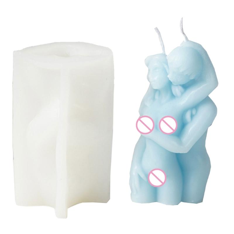 

Ручная форма для свечей Объятие для мужчин и женщин, мягкая силиконовая форма для смолы для поделок 1