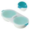 Microwave Egg Cooker Food Grade PP Removable Drain Basket Egg Cooker for Microwave Boiled EggsBlue