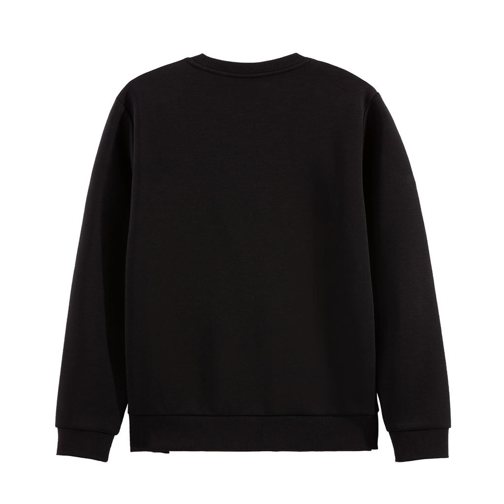 Li-Ning Casual Loose Round Neck Solid Color Soft Warm Skin-Friendly Sweatshirt Women Sweatshirt AWDVJ48-1