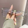 Women Trendy Popular Myopia Glasses New Square Frame Clear Short Sighted Eyeglasses Men Vintage Prescription Eyewear 0-1.0-4.0