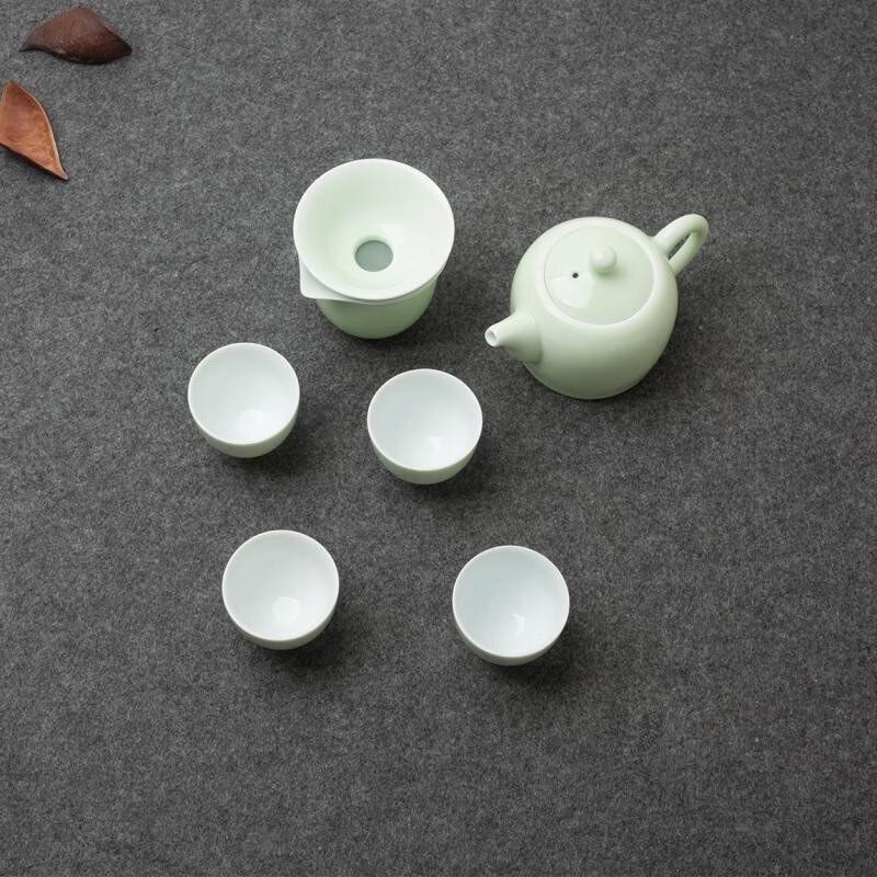 Wanchunhe 'Splendid Rivers & Mountains' Double-Layer Tea Tray Set