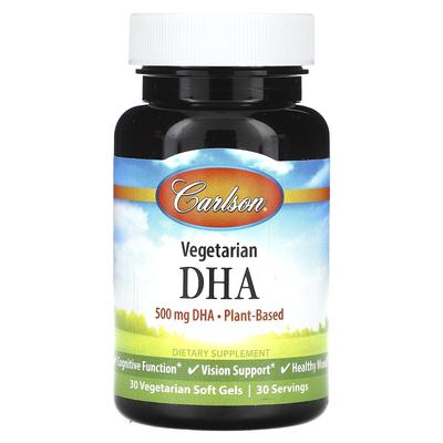 Plant-Based Dha, 500Mg, 30 Veggie Softgels