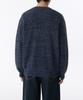 Musinsa Standard Mixed Yarn Crew Neck Knit [Navy]