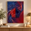 LOSC Lille FC Diamond Painting Kit 5D Full Drill DIY Diamond Mosaic Wall Art Home Decor