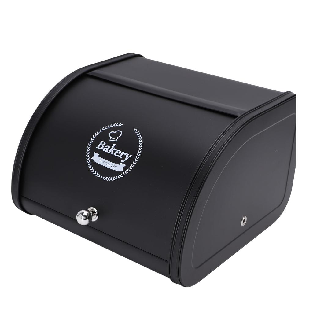 Bread Roll Top Container with Lid Countertop Bread Keeper Box Kitchen Storage Tool Pantry Shelf Compact Organizer for