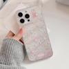 Korean Ins Pink Shaved Stars Applicable To Apple 17pro Max Mobile Case 16iphone14 Glitter Powder