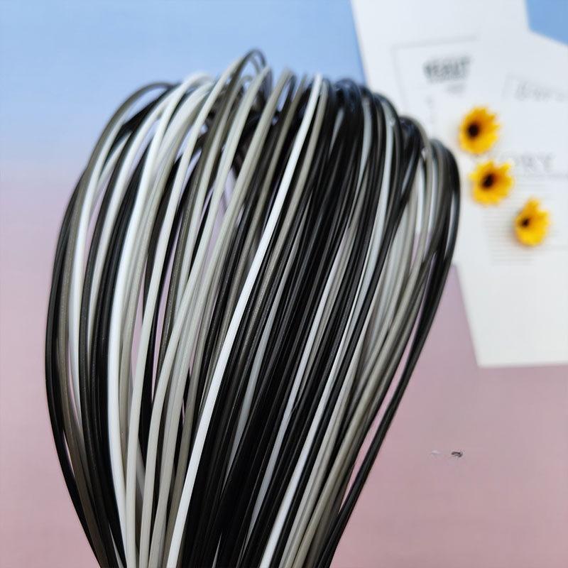 500g 2.4mm PE Round Synthetic Rattan Weaving Material Plastic Knit for Furniture Repair Chair Table Basket about 90Meter