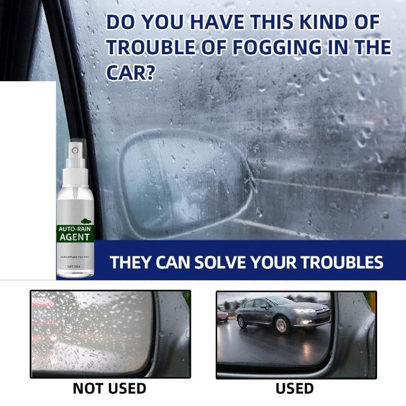 30ml Portable Car Rain Repellents Water Repellents Coating Enhances Visibility in Rainy Night Conditions for Safe Driving