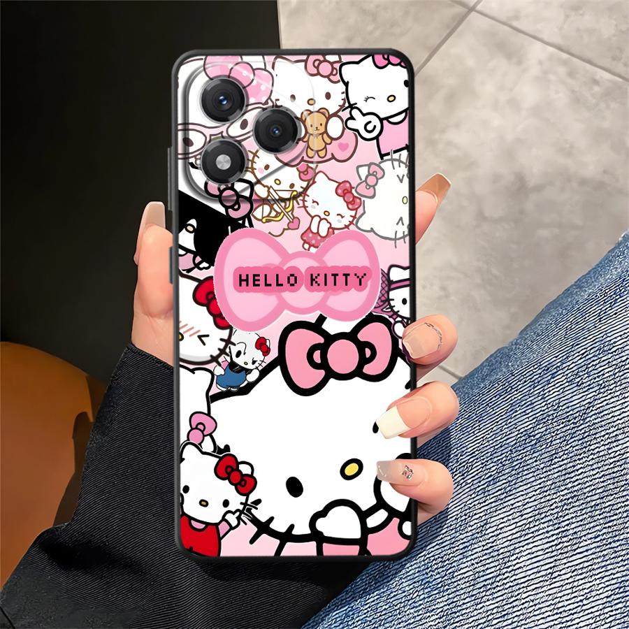 Case for Huawei P Smart 2019 P20 P40 Lite P30 P20 Pro P20 Lite 2018 Funda Phone Cover Cartoon Hello K-Kittys