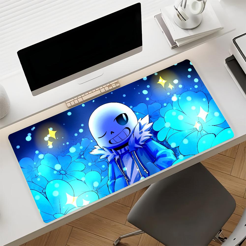 Game UUndertale SSansS Mouse Pad Nonslip Rubber Gamer Balance Computer Mat Decoracion Deskmat Laptop Office Large