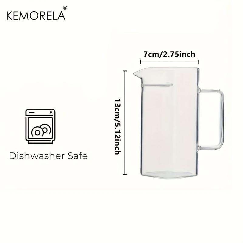 

1PCS Thick Borosilicate Glass Tea Cup 2-in-1 Teapot with Integrated Infuser Versatile Mug for Leaf Tea Or Tea Bags for Home 350ML