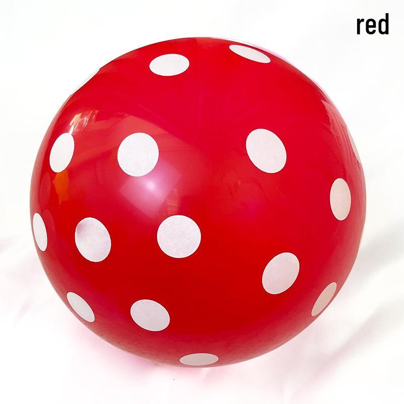 12-Inch Thickened Polka Dot Latex Balloons for Birthday, Party, Wedding, Room Decorations in Candy Colors.