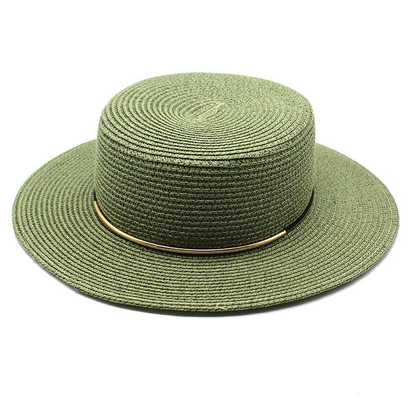 Classic Irish Straw Hat With Wide Brim For Summer Sun Protection And Breathability