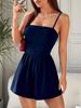 Summer Spaghetti Strap Backless Bandeau Jumpsuit - Women's New Style